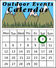 outdoor events calendar
