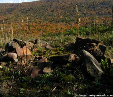 old rock fire ring
